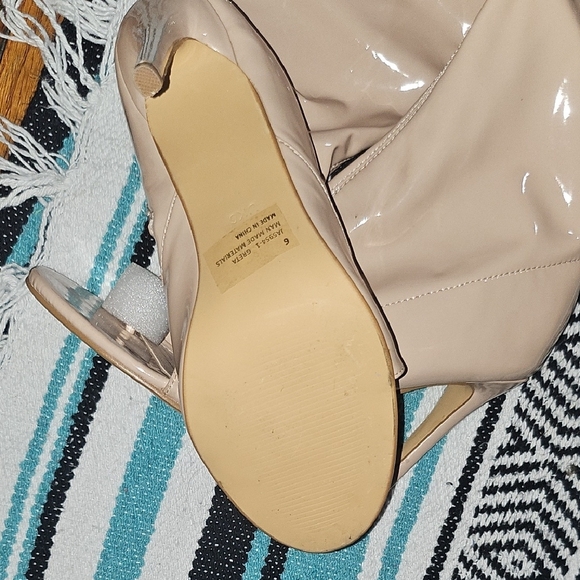 EGO Nude Over the Knee Boots Sz 8 - Picture 4 of 6